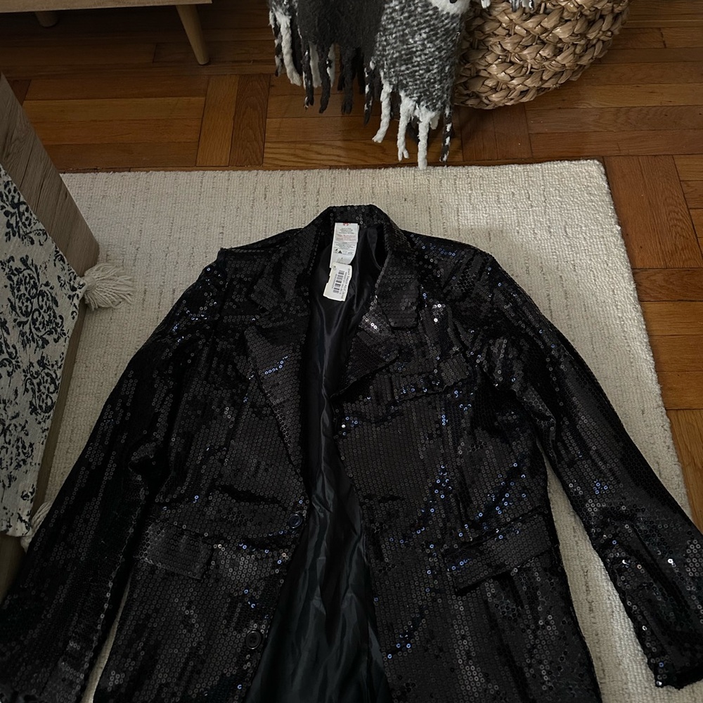 Sequin Black Jacket